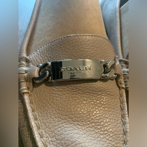 Coach Pebbled Leather Slip On Loafers - Picture 4 of 10